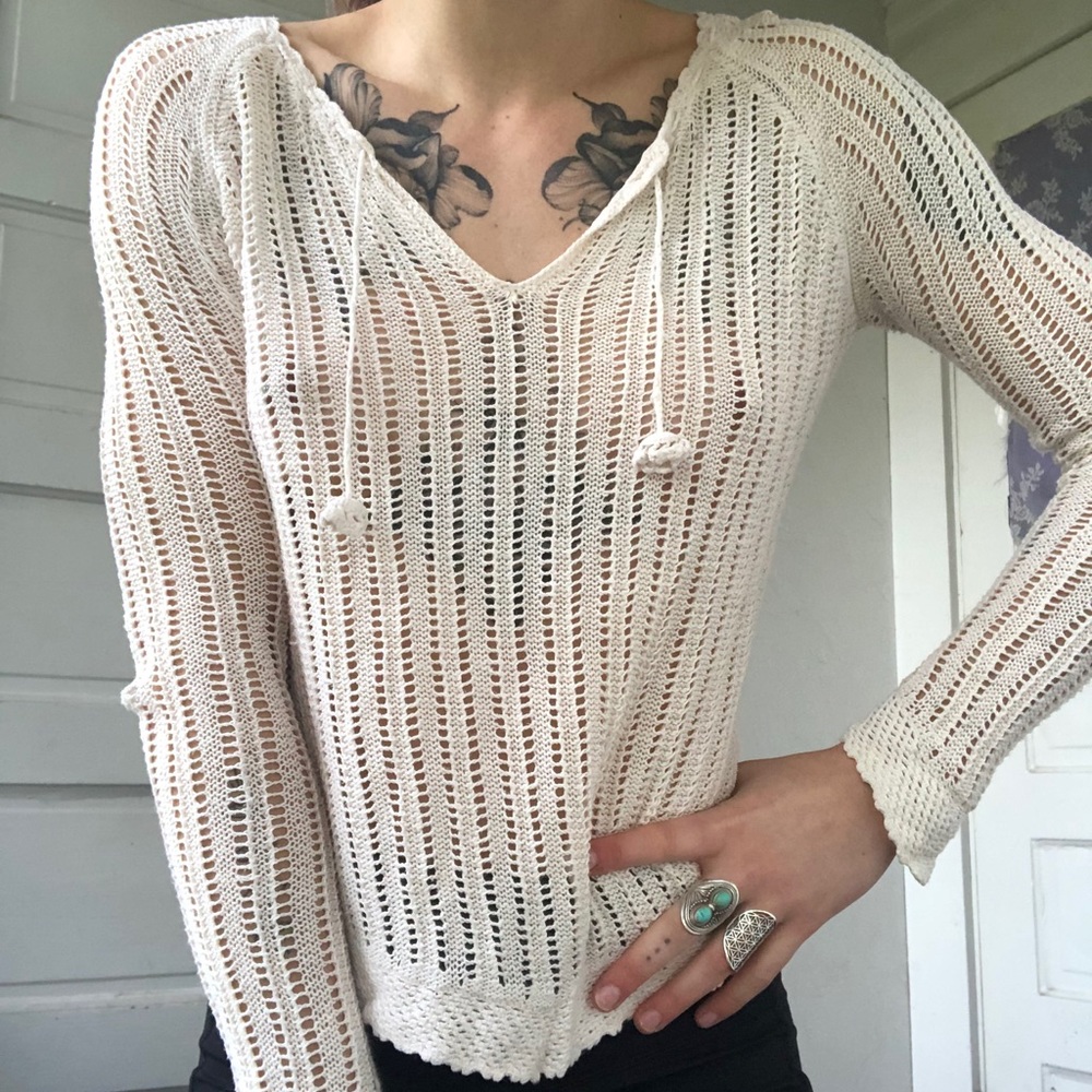 Knit Beach Cover Up